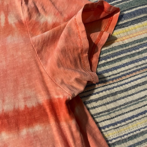 Aerie Pink Tie Front Short Sleeve T-Shirt - Picture 3 of 13